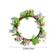 thumbnail image 3 of Corona de Pascua con bayas artificiales y velas | Corona decorativa de primavera para la puerta principal o centro de mesa | Corona floral de plástico para la decoración navideña del hogar, 3 of 6