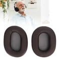 thumbnail image 4 of Almohadillas para los oídos ANGGREK Repuesto Cuero artificial Espuma viscoelástica para MDR 1R MDR V6, 4 of 8