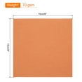 thumbnail image 2 of Unique Bargains 75 Sheets Origami Paper Double Sided 6x6 Inch(15x15cm) Square Sheet for Art Craft Project, Orange Red, 2 of 5