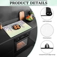 thumbnail image 6 of Renewold Ceramic Glass Stove Top Cover Stove Mat Stove Burner Cover Multipurpose Rubber Desk Saver Pad Washer Dryer Top Cover Range Cover for Counter Top, Hummingbird Wisteria Flower, 6 of 7