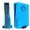 Starlight Blue, variant on Replacement Faceplate Cover Compatible with PS5 Disc Edition Console, Cooling Vent Side Plates, Anti-Scratch Protective Shell, ABS Console Cover
