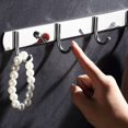 thumbnail image 3 of 2Pcs Stainless Steel 32cm Hanger with 6 Hooks Household Organization Accessories, 3 of 11