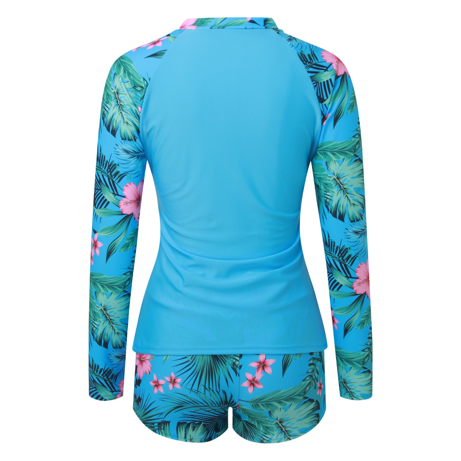 Combinaison De Bain Femme Rash Guard Manches Longues + Pantalon + Jupe - Protection Solaire UPF 50+, Tissu Polyester/élasthanne - Pour Surf, Plongée, Sports Nautiques