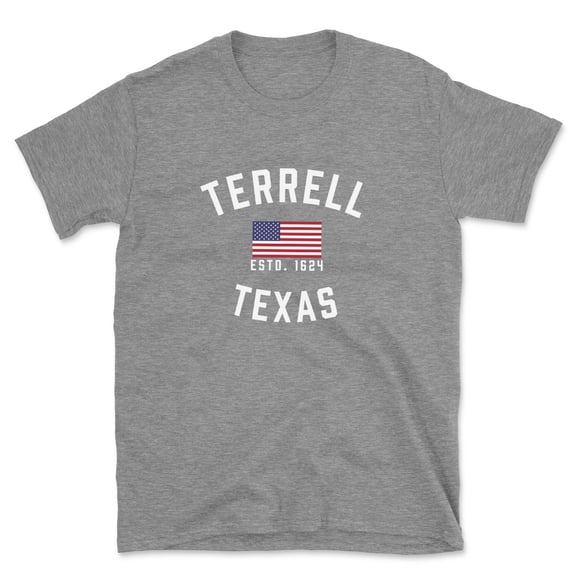 Terrell Texas Patriot Men's Cotton T-Shirt