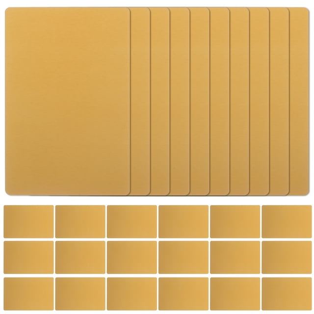 100Pcs Blank Metal Cards Sublimation Metal Business Cards Thick Business Cards Name Cards