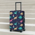 thumbnail image 4 of Cauagu Cartoon Dinosaur Print Travel Luggage Cover,Travel Dust-proof Suitcase Cover Softside Suitcase Protector for 18-32inch,Not Included Suitcase, 4 of 8