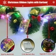 thumbnail image 4 of 5 Pack 250FT Christmas Garland for Christmas Decoration, Christmas Ribbon Holiday Decor for Outdoor Indoor Artificial Christmas Twist Garland Home Soft Artificial Greenery Party Decoration, 4 of 7