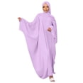 thumbnail image 1 of Vestidos musulmanes de mujer Vestido de oración largo de manga larga y cuerpo entero, 1 of 7