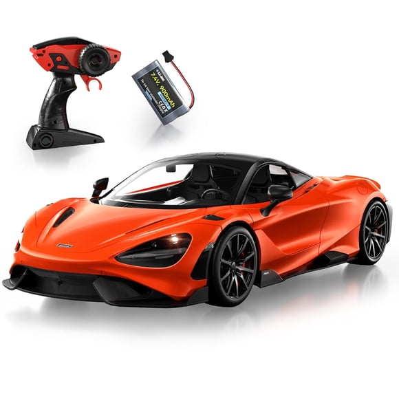 MIEBELY Remote Control Car, McLaren Rc Cars Officially Licensed 1/12 Scale 7.4V 900mAh Toy Car with 12km/h Fast Model Car Headlight for Adults Kids B