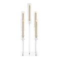 thumbnail image 4 of ToppiJoy 6-Pack 5-Headed Acrylic Candle Holders Set, Tabletop Centerpiece with Rectangular Base for LED Flameless Candles, Wedding Party Home Decor (Clear), 4 of 11