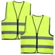 thumbnail image 2 of Chaleco reflectante de alta visibilidad, 2 unidades, ropa de seguridad transpirable, tira plateada para construcción, tráfico y actividades al aire libre, trabajo, ciclismo, corredores, topógrafos, 2 of 7