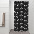 thumbnail image 2 of Black Cartoon Dinosaurs Fossils Pattern Shower Curtain 36"x72" ,Bathroom Decorative Shower Curtains Set with 12 Hooks,Modern Waterproof Washable Shower Curtain, 2 of 6