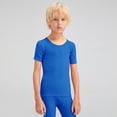 thumbnail image 3 of GYRATEDREAM Kids Boy's Compression Shirts Child's Quick Dry Sports Undershirts Short Sleeve Base Layer Tee Tops 5-12T, 3 of 6