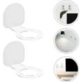 thumbnail image 4 of 2 Pack Baseball Rack Acrylic Wall Mount Softball Rack Baseball Bat Wall Mount Display Rack Stand Hanging Rack Stand for Horizontal Display 7. 6x7cm, 4 of 5