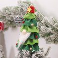 thumbnail image 4 of Decoración navideña, 2 piezas, juego de vino sin rostro para hombre mayor del bosque, falda para pastel de árbol de Navidad, juego de champán, diseño de escena de mesa, 4 of 5