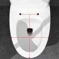 thumbnail image 4 of Toilet Lid,Oilet Seats Oval,Soft Close Toilet Seat, Thickened Quiet Close Bathroom Toilet Seat Cover, Durable Plastic Comfort Seat Easy Install Universal Fit For Standard Elongated Toilets,White, 4 of 4