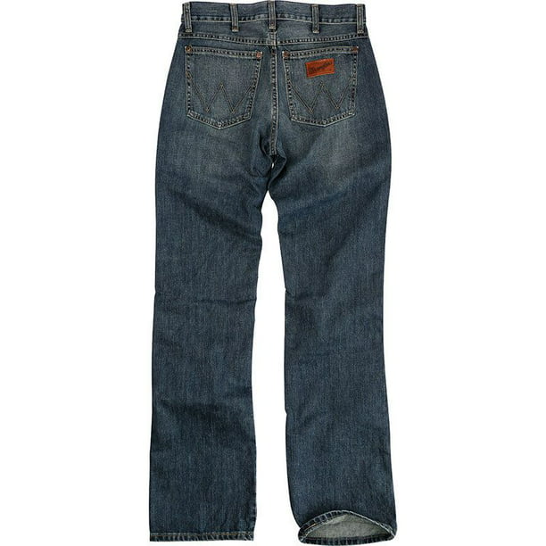 Wrangler 77MWZRW Retro Slim Fit River Wash Jeans Denim 33x38 