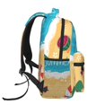 thumbnail image 3 of Gaeub Hello Summer1 Ergonomic Lightweight Laptop Backpack - Multiple Pockets for School, Work, Travel, Outdoor Activities -One Size, 3 of 5