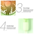 thumbnail image 5 of LSLJS Portable Handheld Fan, Powerful Mini Personal Fan USB Rechargeable Battery Operated Hand Held Fan with Hook, 4 Speeds Strong Airflow Quiet Cooling Fan for Home Office Bedroom Car, 5 of 8