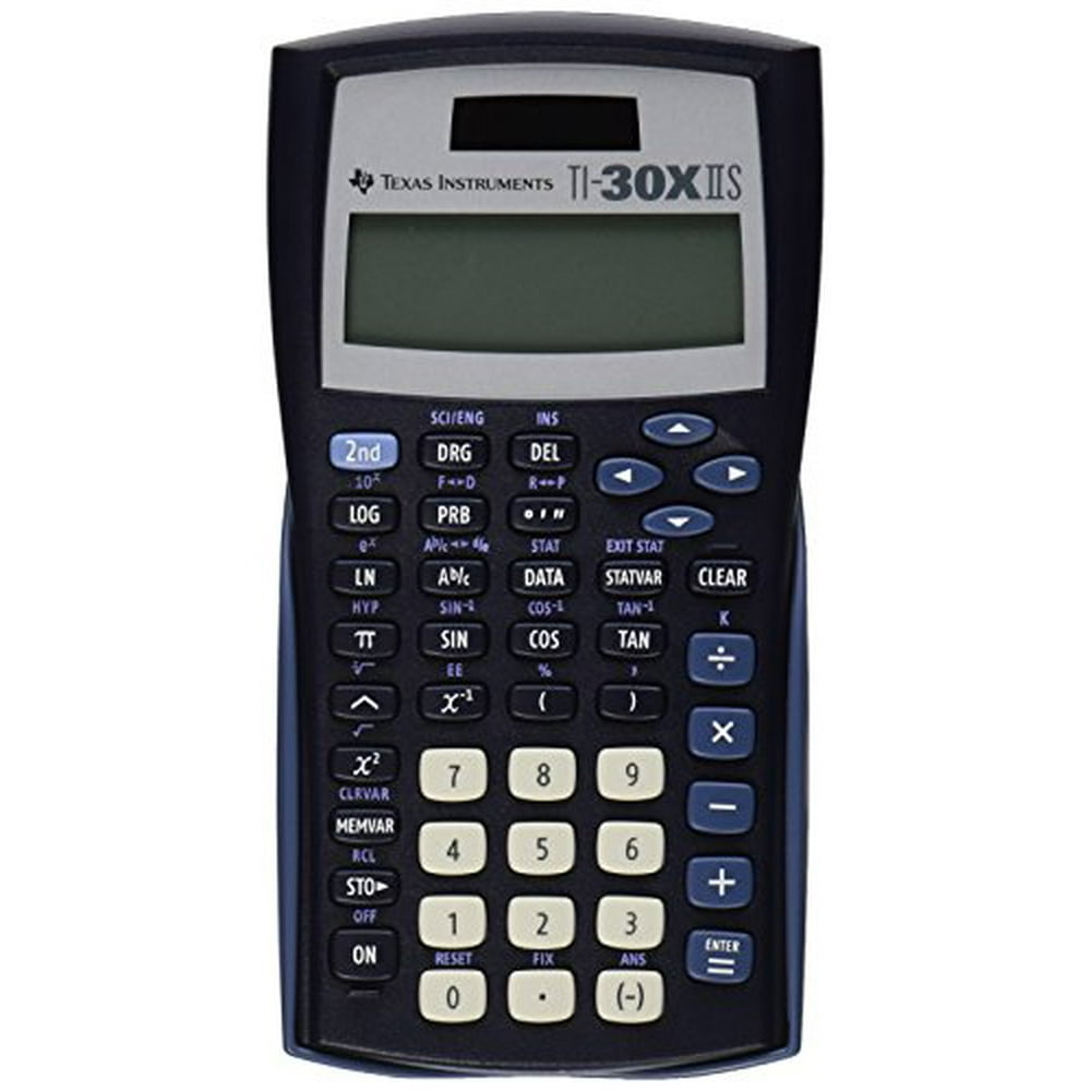 Texas Instruments TI30X IIS 2Line Scientific Calculator, Black with