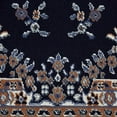thumbnail image 3 of Home Dynamix Premium Sakarya Traditional Medallion Area Rug, Navy Blue/Brown, 7'8"x10'7", 3 of 6
