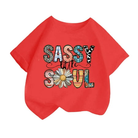 

Kid Girls Cute Fashion Printed Round Neck Loose Short Sleeve Tee Summer Casual T Shirt Tops Shirts for Kids Long Sleeve Girls Skirt Toddler Long Sleeve Shirt Girl 2t Old Tops Girls Athletic T Shirts