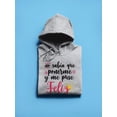 thumbnail image 3 of Wearing Happiness Hoodie Women -Smartprints Designs, Female Large, 3 of 4