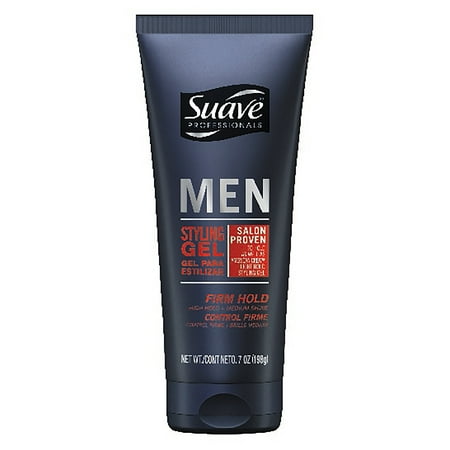 (2 Pack) Suave Men Firm Control Styling Gel, 7 oz (Best Styling Products For Men)