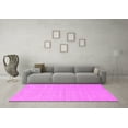 thumbnail image 3 of Ahgly Company Indoor Square Solid Pink Modern Area Rugs, 7' Square, 3 of 4