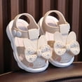 thumbnail image 6 of XEGLSBU Toddler Girl Sandals Outdoor Girls Sandals Comfort Footwear for Spring Summer Easy Snap Closure z260618-A-White Size 18, 6 of 9