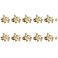 thumbnail image 1 of 120Pcs 1/12 Miniature Meubles Armoire Mini Charnières - Doré, 1 of 6