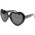 thumbnail image 2 of Armear Mujeres Moda Gran tamaño en forma de corazón Retro Gafas de sol Gafas lindas UV400 MFZFUKR HMHZ1483-1, 2 of 6
