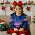 thumbnail image 3 of DISNIMO Capybara Printed Sweatshirt for Girls Long Sleeve Pullover Tops Cozy Sweater Lightweight T-Shirts for Fall Winter 5-6 Years, 3 of 7