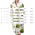 thumbnail image 3 of siminsem Plant Print Women’s Sleeping Robe Floral Kimono Lightweight Sleepwear Loungewear Long Dressing Gown Soft Breathable Bathrobe Casual Housecoat Spring Summer Nightgown, Colorful,XXL, 3 of 5
