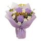 thumbnail image 5 of Ramo de flores de ganchillo, flores de punto, centro de mesa, flores falsas, flores artificiales Violeta, 5 of 9
