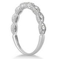 thumbnail image 2 of Antique Marquise Shape Diamond Wedding Ring 14k White Gold (0.10ct), 2 of 3
