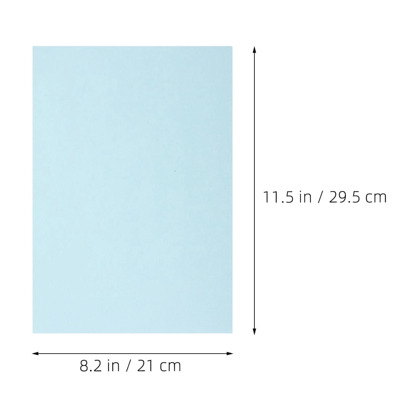 SEWOART 200Pcs Sky Blue Multipurpose Copy Paper Bulk for Printer Double-Sided Origami Craft