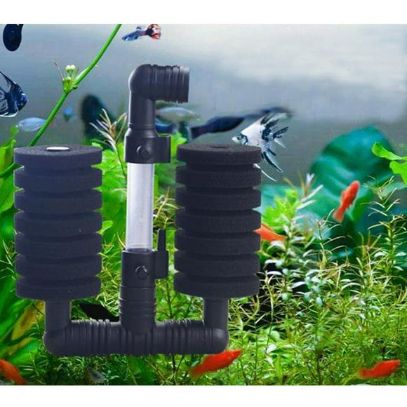 de Esponja Doble Este Inter Silencioso Ahorra Energía Bioquímica Complimentos de Acuario Colco Filtro de agua de esponja