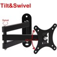 thumbnail image 2 of TV Wall Bracket 10-27 inch Swivels Tilts TV Mount Screen Monitor, 2 of 5