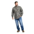 thumbnail image 4 of Realtree Men's Button Down Long Sleeve Camp Shirt, Original Camo, Relaxed Fit, Cotton Blend, Outdoor Workwear, Size L, 4 of 10