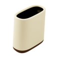 thumbnail image 2 of Papelera Papelera Papelera Papelera Cubo de basura Cubo de almacenamiento doméstico Cubo de basura de suelo Marrón amarillento cremoso, 2 of 9
