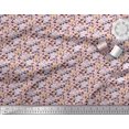 thumbnail image 2 of Soimoi Velvet Fabric Paw & Puppies Cartoon Print Sewing Fabric Yard 58 Inch Wide, 2 of 3