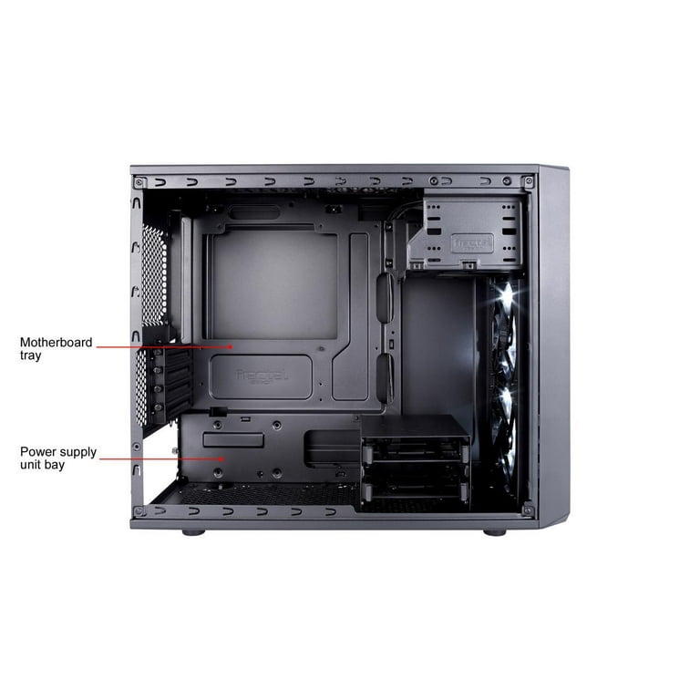 Fractal Design Focus G Mini Black MicroATX Mid Tower Computer Case 