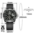 thumbnail image 7 of ADDIESDIVE Professional Dive Watch for Men- Japanese Quartz Movement, 200M Waterproof Quartz Watch with Ceramic Rotating Bezel & Super Luminous, 7 of 7