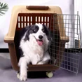 thumbnail image 4 of Venta caliente de plástico para transportar mascotas, portátil, de viaje, transpirable, para gatos y perros, caja de aire para transporte, 4 of 5