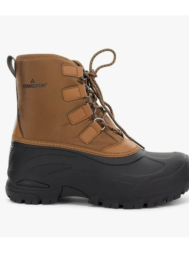 Staheekum Mens Winter Snow Boots Waterproof, Insulaed, and Cold