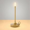 thumbnail image 4 of Aladdin Candlelight Table Lamp Rechargeable Warm Light Candle Lamp Dinner Atmosphere Table Lamp Gold, 4 of 5
