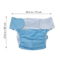 thumbnail image 3 of 2pcs Adult Diapers Covers Reusable Incontinence Pants Cloth Diaper Wraps Washable Overnight Leakfree Underwear Protection Bed She, 3 of 7