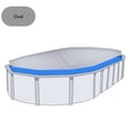thumbnail image 3 of Couverture Solaire de Luxe Transparente Ovale de 15 Pi x 30 Pi, 3 of 3