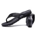 thumbnail image 1 of Zapatillas de hombre deslizadores de masaje deslizadores antideslizantes flip chanclas sandalias zapatos interior al aire libre casual moda cómodo calzado negro 40 1 par Noticed AP008916-07, 1 of 6